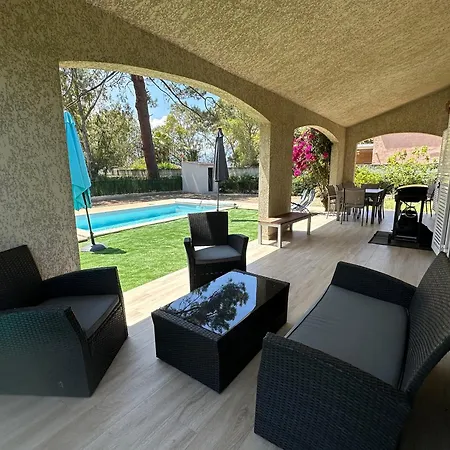 Stella Marina - Maison Climatisee Avec Piscine Et Acces Direct A La * 博尔戈